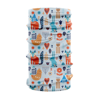 Children's multifunctional scarf - Meadow Friends (SK.09)