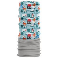 Children's multifunctional scarf with fleece - Winter Story (SKF.05)