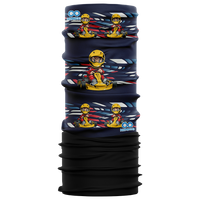 Children's multifunctional scarf with fleece - Karting Boy (SKF.11)