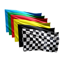 Set of karting  flags