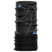 Multifunctional scarf with fleece - Street Map (SCF.16)