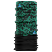 Multifunctional scarf with fleece - Green Fingerprints (SCF.19)