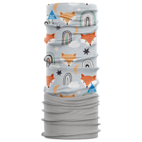 Children's multifunctional scarf with fleece - Foxes B (SKF.09)
