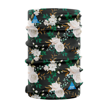 Multifunctional scarf - White Roses (SC.22)