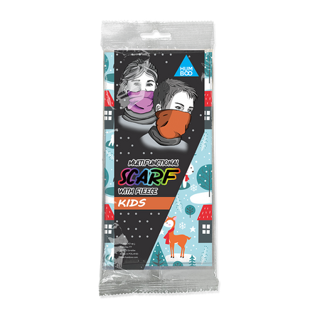 Children's multifunctional scarf with fleece - Winter Story (SKF.05) - in a single polypack