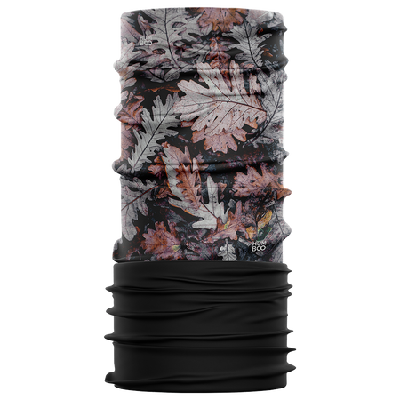 Multifunctional scarf with fleece - Leaves (SCMF.06) - in a single polypack