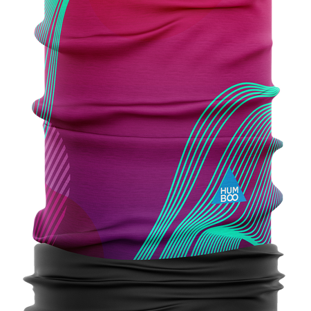 Multifunctional scarf with fleece - Liquid (SCF.09) - in a single foil packet