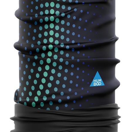 Multifunctional scarf with fleece - Dots (SCF.04) - in a single polypack