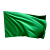 Karting flag - green