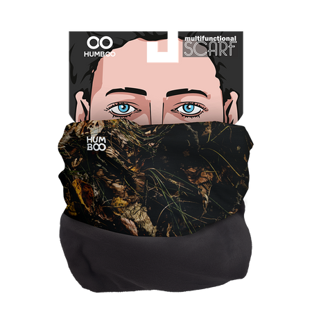 Multifunctional scarf with fleece - Forest Litter (SCMF.05)