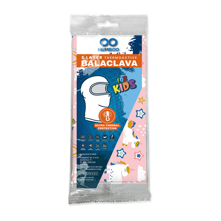 Snow 225 - children's thermoactive balaclava - Ponnies (KIDS.27) - in a single polypack