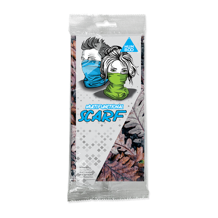 Multifunctional scarf - Leaves (SCM.08) - in a single polypack