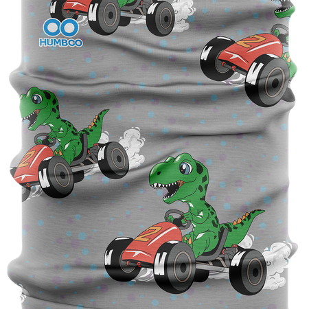 Children's multifunctional scarf - Karting T-Rex (SK.14) - in a collective package