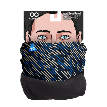 Multifunctional scarf with fleece - Meteors (SCF.21)