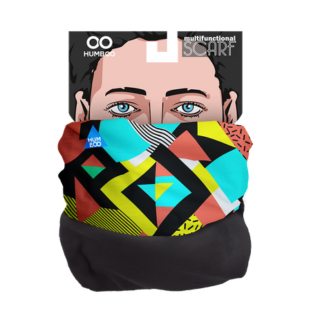 Multifunctional scarf with fleece - Abstract (SCF.03)