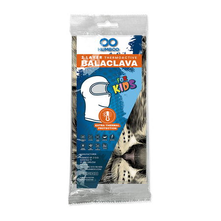 Snow 225 - kominiarka termoaktywna dziecięca - Cat (KIDS.07) - w foliowym opak. pojedynczym