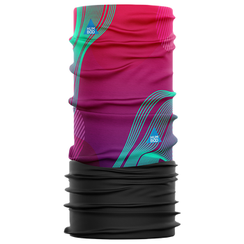 Multifunctional scarf with fleece - Liquid (SCF.09)