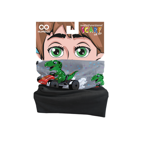 Komin wielofunkcyjny dziecięcy z polarem - Karting T-Rex (SKF.14)