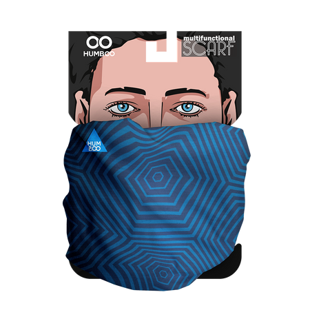 Multifunctional scarf - Phanto Blue (SC.14)