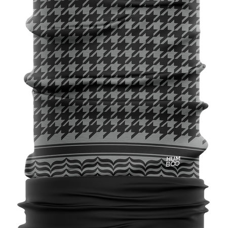 Multifunctional scarf with fleece - Kefia Grey (SCMF.32)