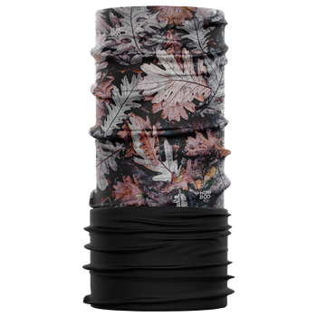 Multifunctional scarf with fleece - Leaves (SCMF.06)