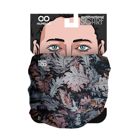 Multifunctional scarf - Leaves (SCM.08)