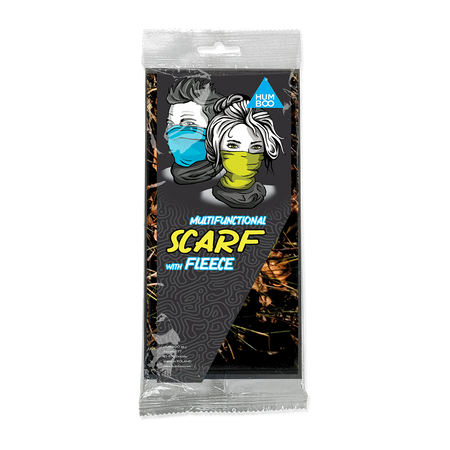 Komin wielofunkcyjny na szyję z polarem - Forest Litter (SCMF.05) - w pojedynczym foliopaku