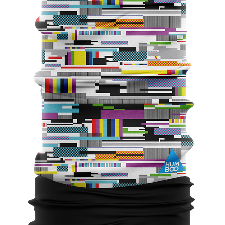 Multifunctional scarf with fleece - TV-Glitch (SCF.06) - in a single polypack