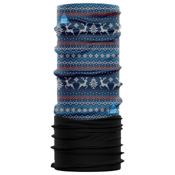 Children's multifunctional scarf with fleece - Strikking (SKF.03)