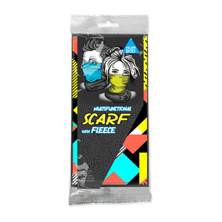 Komin wielofunkcyjny na szyję z polarem - Abstract (SCF.03) - w pojedynczym foliopaku