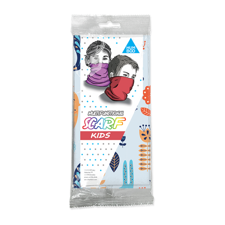 Children's multifunctional scarf - Meadow Friends (SK.09) - in a single polypack