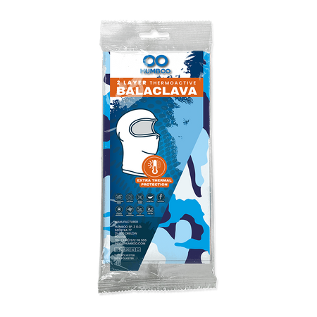 Snow 225 - thermoactive balaclava - Naval (SNOW.37) - in a single polypack