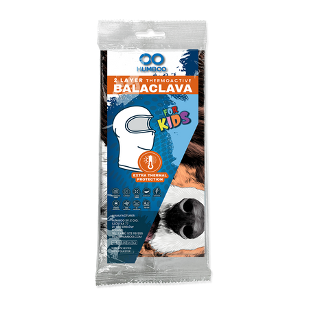 Snow 225 - kominiarka termoaktywna dziecięca - Dog (KIDS.06) - w foliowym opak. pojedynczym