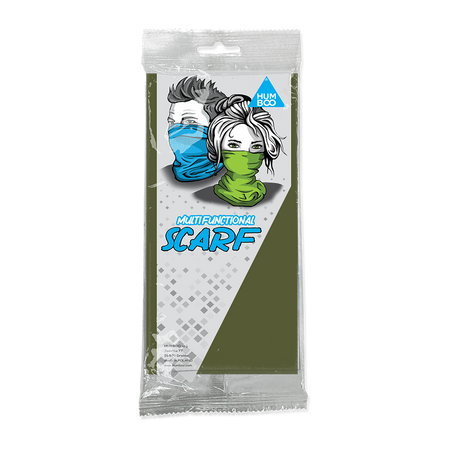Multifunctional scarf - Light Olive (SCM.16) - in a single polypack