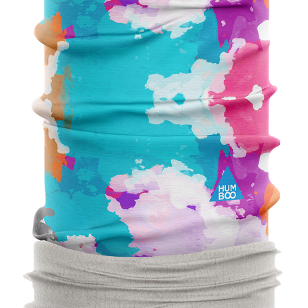 Multifunctional scarf with fleece - Aquarelle (SCF.05)