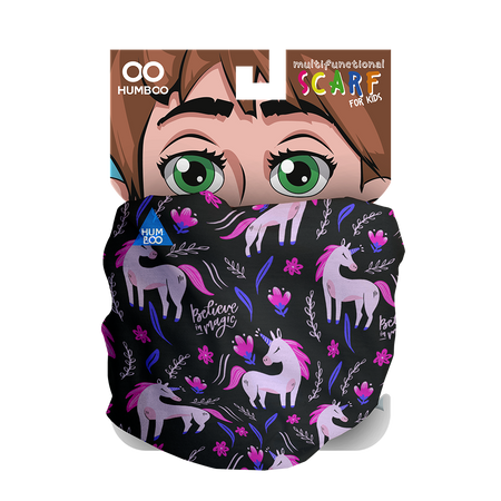 Children's multifunctional scarf - Unicorns (SK.02)