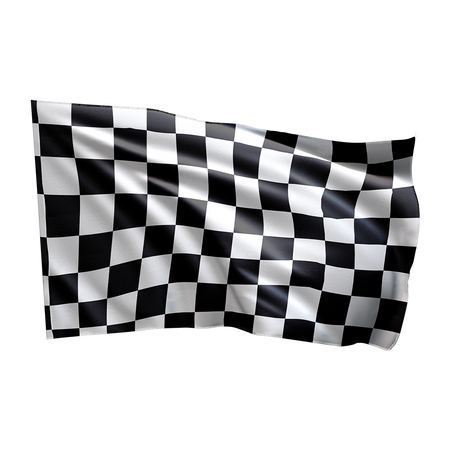 Karting flag - chequered