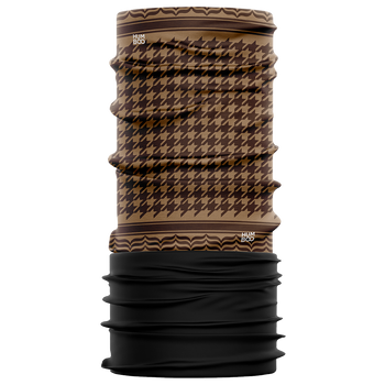 Multifunctional scarf with fleece - Kefia Coyote Brown (SCMF.30)