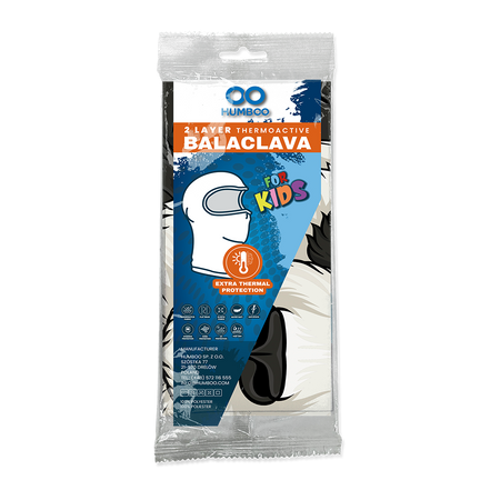 Snow 225 - kominiarka termoaktywna dziecięca - Panda (KIDS.24) - w foliowym opak. pojedynczym