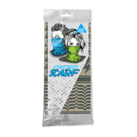 Multifunctional scarf - Kefia Grey Olive (SCM.28) - in a single polypack