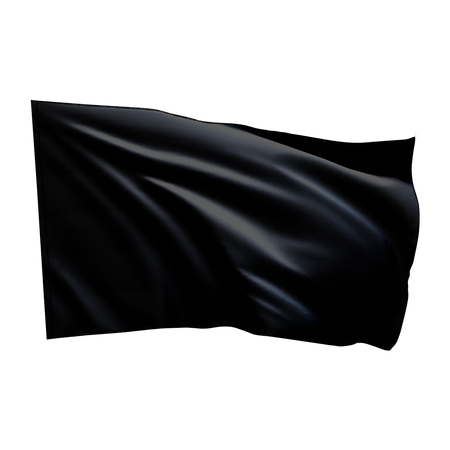 Karting flag -- black