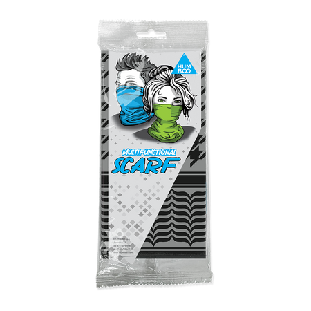 Multifunctional scarf - Kefia Grey (SCM.32) - in a single polypack