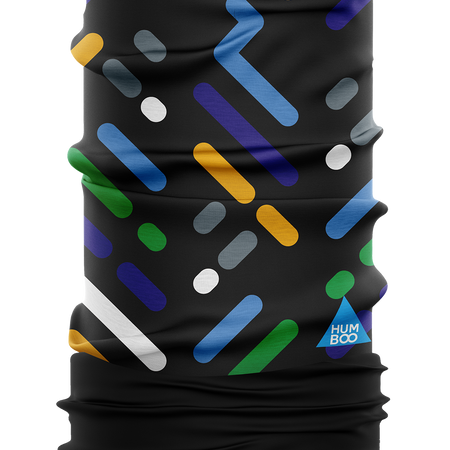 Children's multifunctional scarf with fleece - Strong Lines (SKF.08) - in a collective package