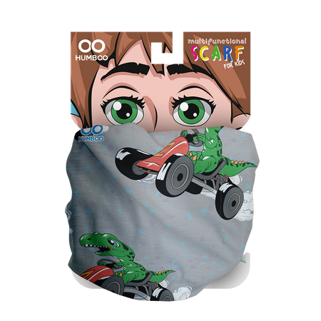 Children's multifunctional scarf - Karting T-Rex (SK.14)