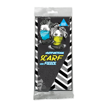Multifunctional scarf with fleece - Herringbone (SCF.02) - in a single polypack