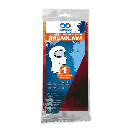 Snow 225 - thermoactive balaclava - Ruby (SNOW.97) - in a single polypack