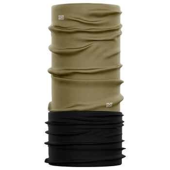 Komin wielofunkcyjny na szyję z polarem - Light Khaki (SCMF.11)