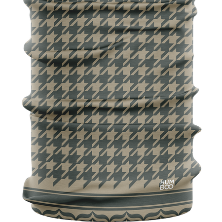 Komin wielofunkcyjny na szyję - Kefia Grey Olive (SCM.28) - w opak. zbiorczym