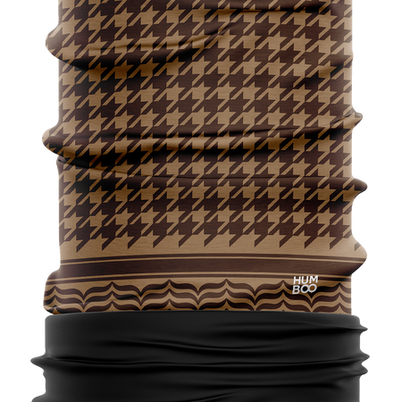 Multifunctional scarf with fleece - Kefia Coyote Brown (SCMF.30) - in a single polypack