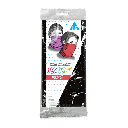 Children's multifunctional scarf - Astronauts (SK.06) - in a single polypack